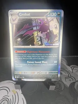 Crobat - [Staff Stamped] MEP 076 - Chaos Rising Prerelease Promo NM - Image 3