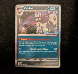 Crobat - [Staff Stamped] MEP 076 - Chaos Rising Prerelease Promo NM - Image 1