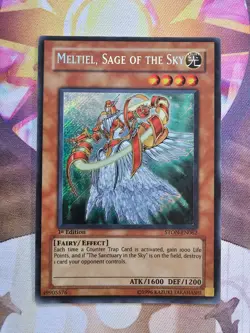 3x Yugioh STON-EN062 Meltiel Sage of the Sky Secret Rare 1st Ed LP Light Play x3 - Image 4