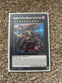 YUGIOH 1st Ed MP25-EN070 SECRET RARE VARUDRAS THE FINAL BRINGER OF THE END TIMES - Image 1