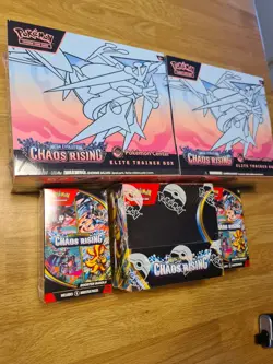 Chaos Rising Pokemon Center Bundle 1x Booster Box, 2x Bundles, 2x PC ETB - Image 2