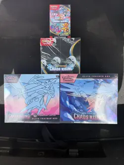 Pokemon Chaos Rising - 1x PC ETB 1x Booster Bundle 1x Booster Box New & Sealed - Image 1