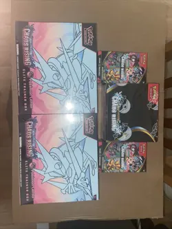 Pokemon Chaos Rising Pokemon Center Bundle 1x Booster Box, 2x Bundles, 1x PC ETB - Image 1