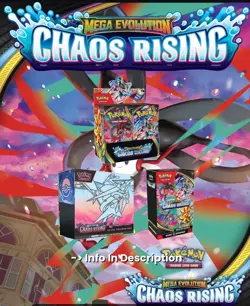 !!PRESALE!! POKEMON TCG🔥 CHAOS RISING 🔥 BOOSTER BOX, CENTER ETB ➕ 1X BUNDLE - Image 1