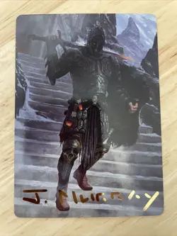 MTG Dakkon, Shadow Slayer Art Card (Gold-Stamped Signature) MH2 #49/81 NM/M - Image 1