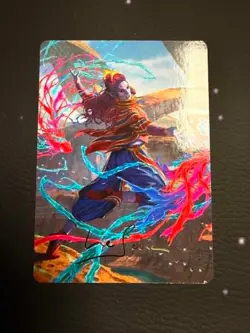 Rootha, Mastering the Moment Gold-Stamped Art Card Secrets of Strixhaven - Image 1