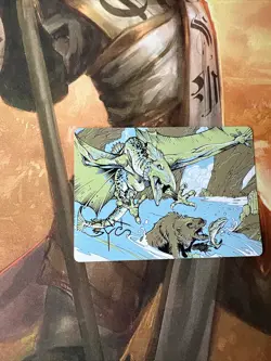 1x Art Series (45/54) Gold Signature - Decisive Denial MTG Outlaws of Thunder Ju - Image 1
