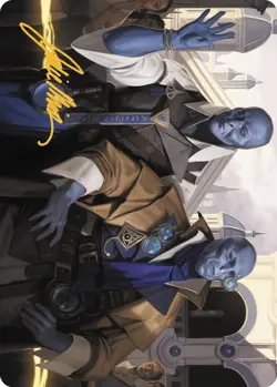 Hotshot Investigators Art Card (Gold-Stamped Signature) - 5 - ASMKM - NM - Image 1