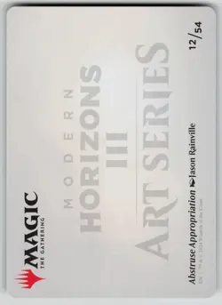 Abstruse Appropriation Art Card Gold-Stamped Signature Modern Horizons 3 12 NM - Image 2