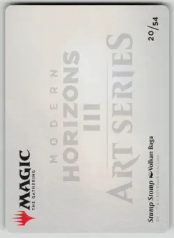 Stump Stomp Art Card (Gold-Stamped Signature) Modern Horizons 3 20 NM - Image 2