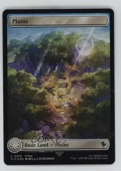 Chocobo Track - Plains Foil Magic: Final Fantasy Commander FIC #0478 - Image 1