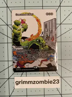 Concerted Effort (Borderless) Marvel Universe Eternal-Legal Regular Mtg Comic - Image 1