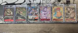 One Piece Card Game Chinese 1st Anniversary Luffy Zoro Sanji Robin Chopper Set - Image 1