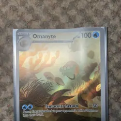Omanyte 180/165 SV2a 151 English Full Art Pokemon Card NM - Image 2