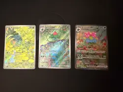 Pokemon SV:151 Bulbasaur 166/165, Ivysaur 167/165, & Venusaur Ex 198/165 - Image 1