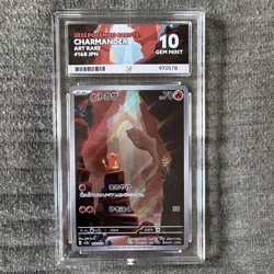 The Pokemon Company Charmander 168/165 Card 151 Art Rare Holo Jpn ACE 10 2023 - Image 1