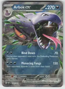 UR - 02 Holo Arbok ex 024/165 Double Rare SV: Scarlet & Violet 151 - Image 1