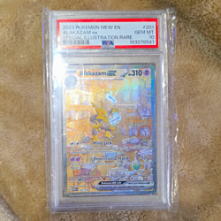 Pokemon 2023 Alakazam ex 201/165 Scarlet & Violet 151 EN Holo SIR PSA 10 - Image 1