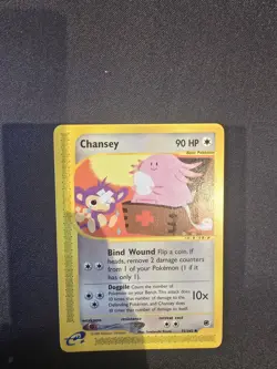 Chansey 72/165 Uncommon Expedition Pokemon Card E-Series 2002 Near Mint (NM) - Image 1