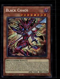 Yu-Gi-Oh! Black Chaos Chaos Origins Secret Rare • CORI-EN001 1st Edition - Image 1