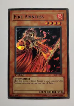 Fire Princess LON-034 Labyrinth of Nightmare 1st Edition Yu-Gi-Oh! NM - Image 1