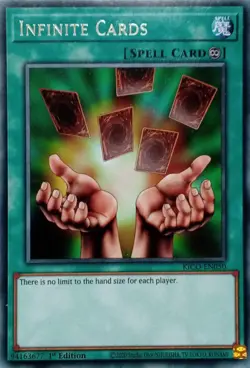KICO-EN050 INFINITE CARDS RARE 1ST EDITION YuGiOh CARD - Image 1