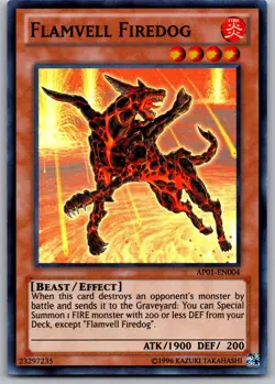 Flamvell Firedog Super Rare Astral Pack 1 AP01-EN004 NM - Image 1
