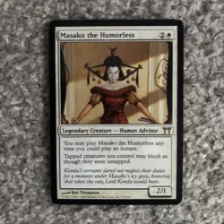 MTG Masako the Humorless Champions of Kamigawa English Non-Foil LP - Image 1