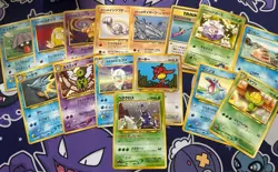 Japanese Vintage Pokemon Card Bundle - Neo Genesis Holo Heracross Included - Image 1
