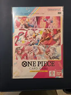 Bandai One Piece TCG Premium Card Collection Uta New Sealed Binder English - Image 1