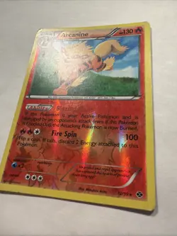 Arcanine 13/99 Reverse Holo Next Destinies 2012 Pokemon Card MP - Image 2
