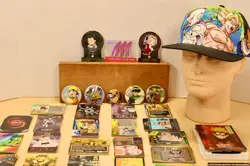 300 NARUTO CCG Cards (2002) Lot- Plus 5 Pins- Plus DRAGONBALLZ Hat - Image 1