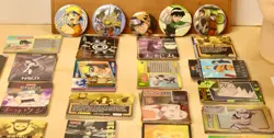 300 NARUTO CCG Cards (2002) Lot- Plus 5 Pins- Plus DRAGONBALLZ Hat - Image 5