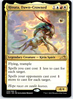 Hinata, Dawn-Crowned 222 R Kamigawa: Neon Dynasty MTG LP - Image 1