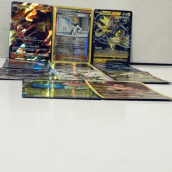 Lot of 11 Holo shiny Pokemon TCG cards Moderate play full art illustrations - Image 2