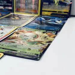 Lot of 11 Holo shiny Pokemon TCG cards Moderate play full art illustrations - Image 5