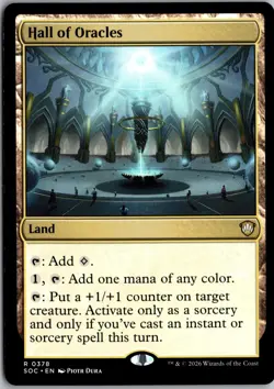 Hall of Oracles 378 Commander: Secrets of Strixhaven Magic: The Gathering NM - Image 1