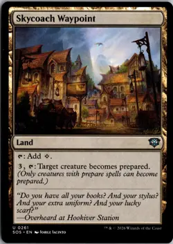 Skycoach Waypoint 261 Uncommon Secrets of Strixhaven Magic: The Gathering NM - Image 1