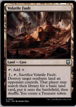 Volatile Fault 407 Uncommon Commander: Modern Horizons 3 Magic: The Gathering NM - Image 1
