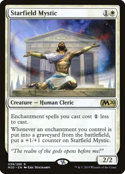 Starfield Mystic #39 (NM) - MTG - Core Set 2020 White Magic: the Gathering - Image 1