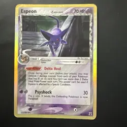 Espeon (Delta) - 4/113 - Holo Rare DMG, English Pokemon EX Delta Species - Image 1