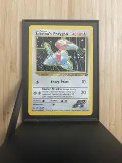 Pokemon Sabrina's Porygon 98/132 Gym Challenge Common Unlimited NM WOTC - Image 2