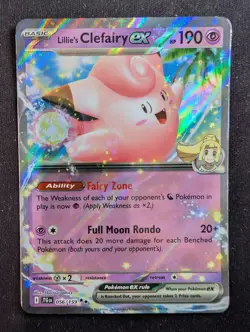Lillie's Clefairy ex - 056/159 Double Rare - Journey Together (Pokemon) - Image 1
