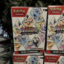 Lot of (4) Pokemon TCG Prismatic Evolutions Booster Bundles SEALED - Image 2