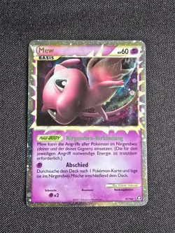 Mew Prime 97/102 Holo Deutsch HGSS Triumph Triumphant Pokemon TCG 2011 - Image 1