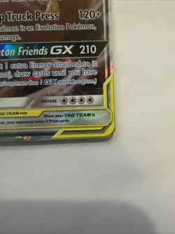 Pokemon Eevee & Snorlax GX TAG TEAM 120/181 Team Up Ultra Rare Holo HP 270 - Image 5