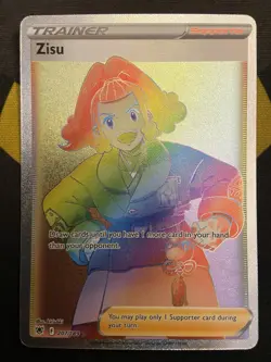 Pokemon Zisu Full Art Trainer Rainbow 207/189 Astral Radiance Secret Rare NM/M - Image 1