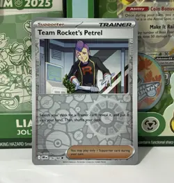 Pokemon TCG Team Rocket's Petrel 176/182 Destined Rivals Reverse Holo.M/NM - Image 1