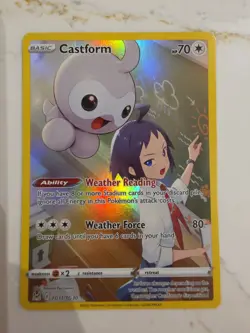 Pokemon TCG Castform Lost Origin Trainer Gallery TG11/TG30 Holo Ultra Rare - Image 1