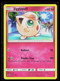 Jigglypuff 71/111 Common Crimson Invasion Pokemon NM - Image 1